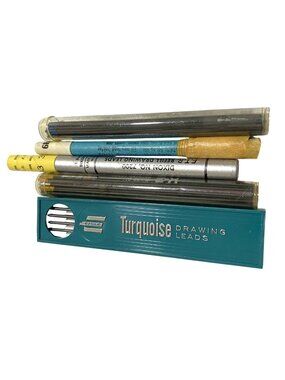 Vintage Drafting Leads Assortment Eagle Turquoise Dixon Refills K & E Drawing